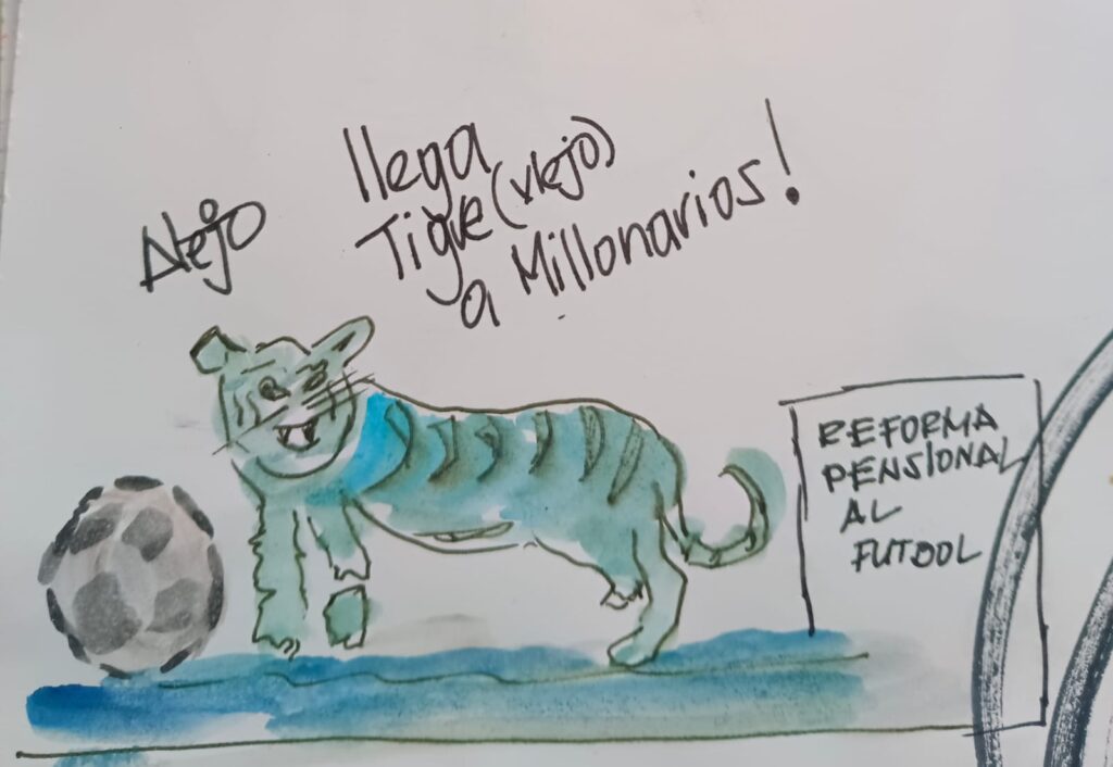Llega el tigre a los azules